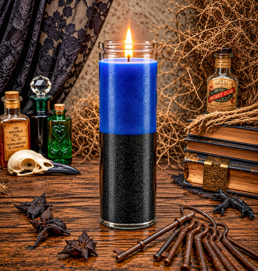 PLAIN BLUE AND BLACK