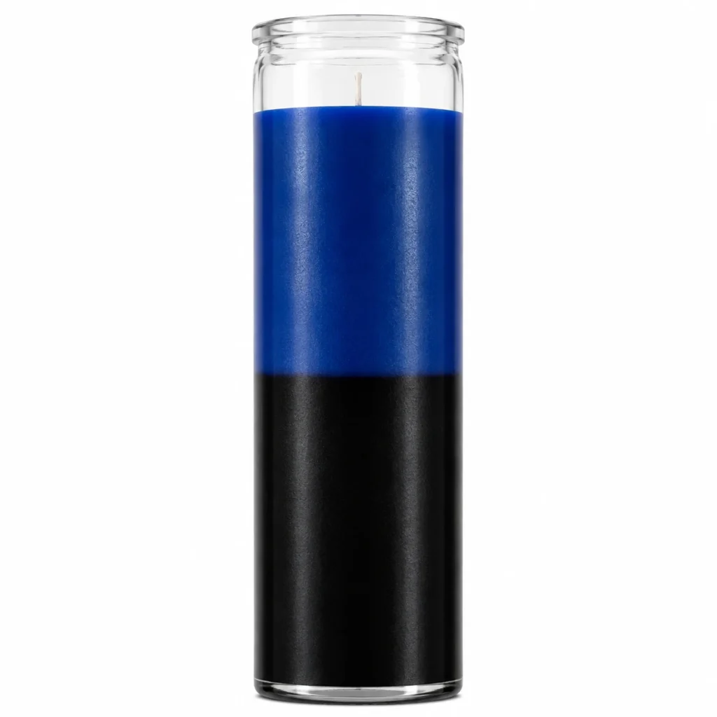 PLAIN BLUE AND BLACK