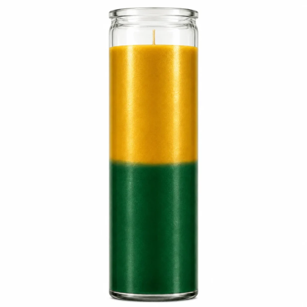 PLAIN GOLD AND GREEN