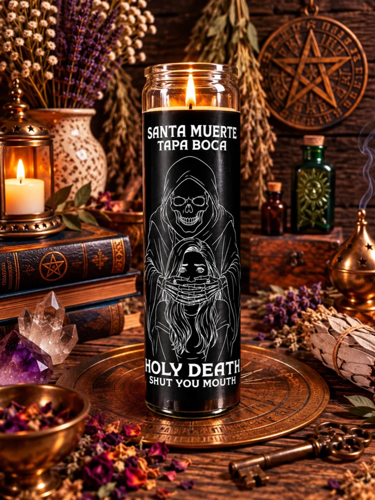SANTA MUERTE TAPA BOCA