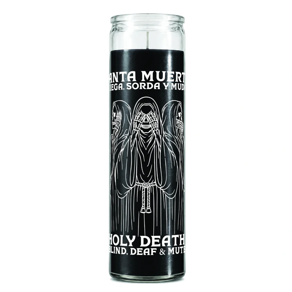 SANTA MUERTE CIEGA, SORDA Y MUDA